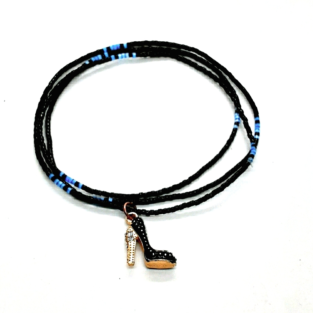 27 inch stretch wrap seed beaded bracelet